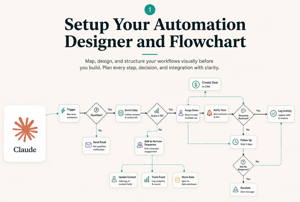 AI automation designer setup